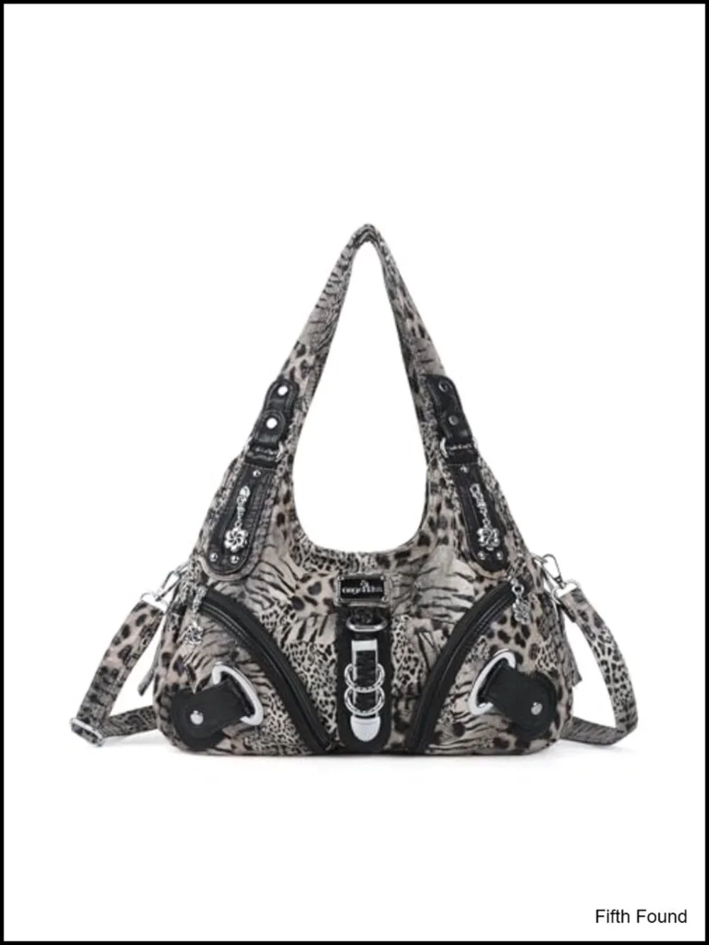 Washed PU Leather Hobo Shoulder Bag Large Convertible Satchel Handbag
